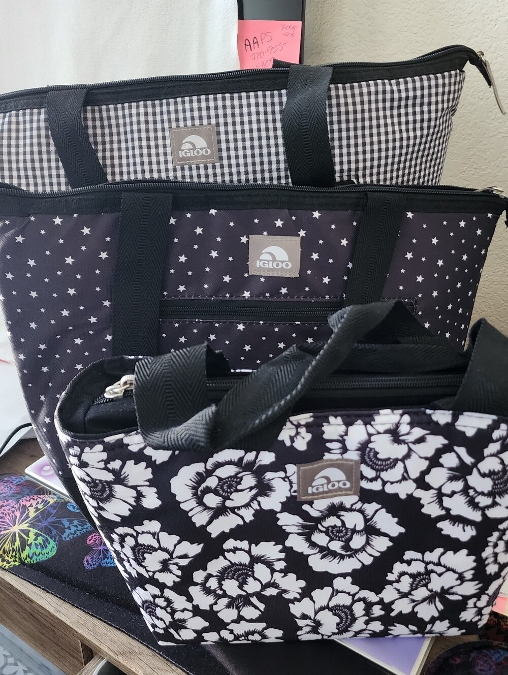 IGLOO Insulated Cooler Bags (3 Bags Set)